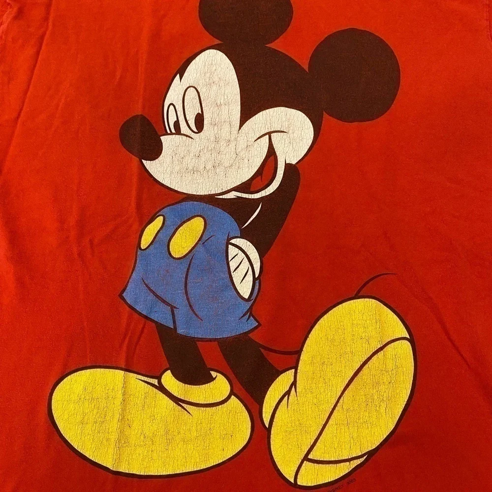 DISNEY 90’s Vintage Mickey T-Shirt, Single Stitch - Picture 2 of 7